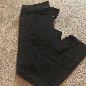 Black chinos
